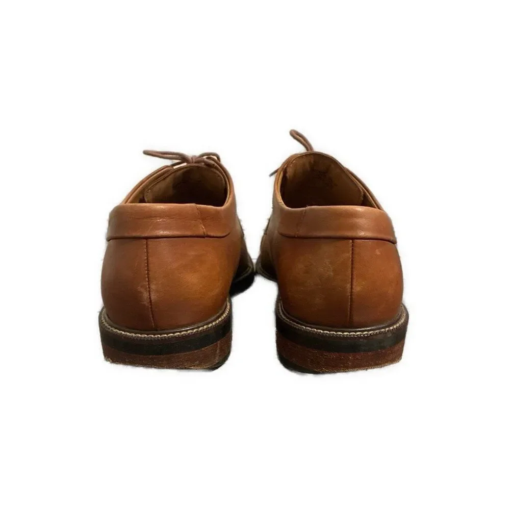 cole haan mens tan brown leather Oxfords Shoes 10.5
